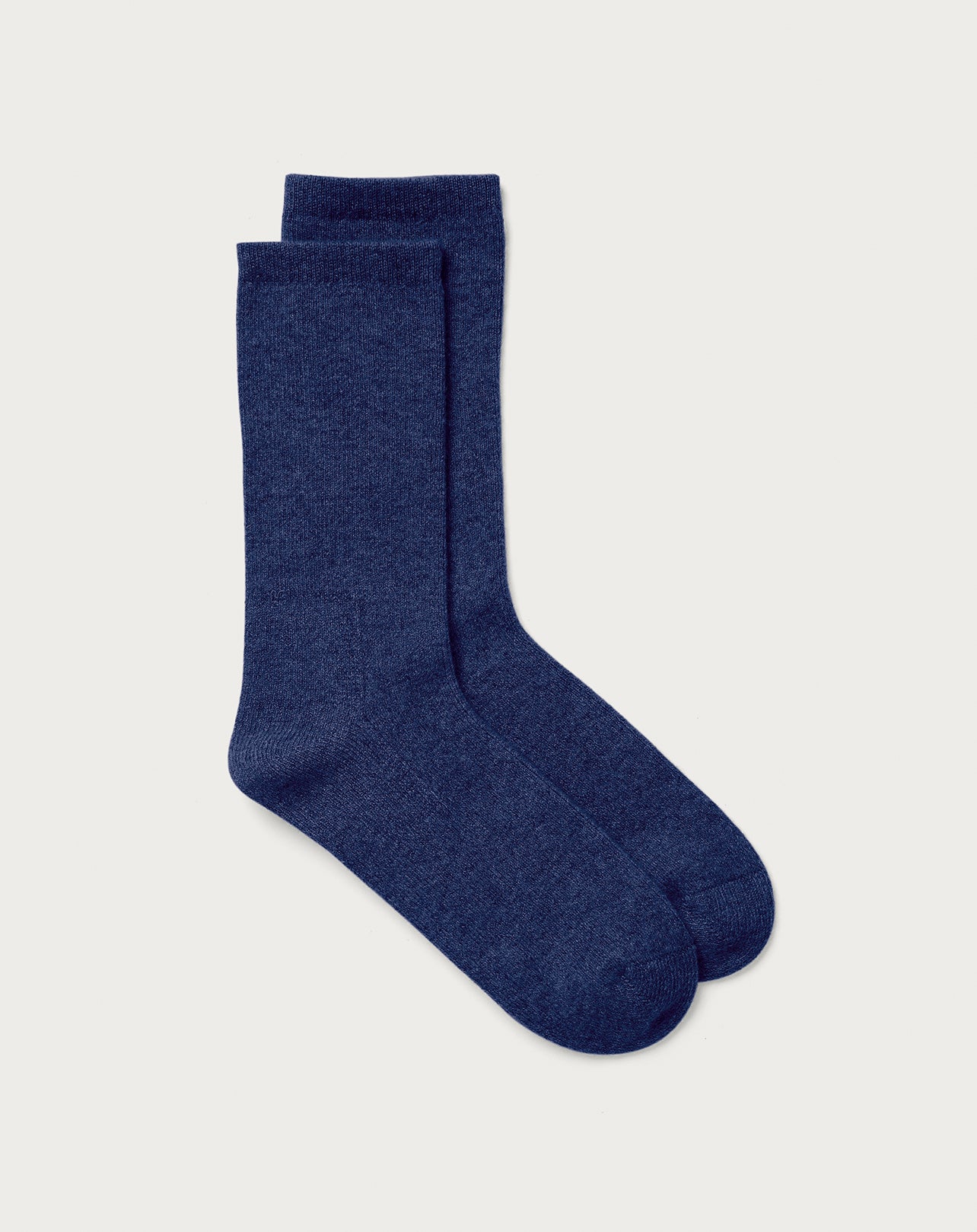 Chaussettes basses-BLEU NOCTURNE-87% cachemire 13% elasthane