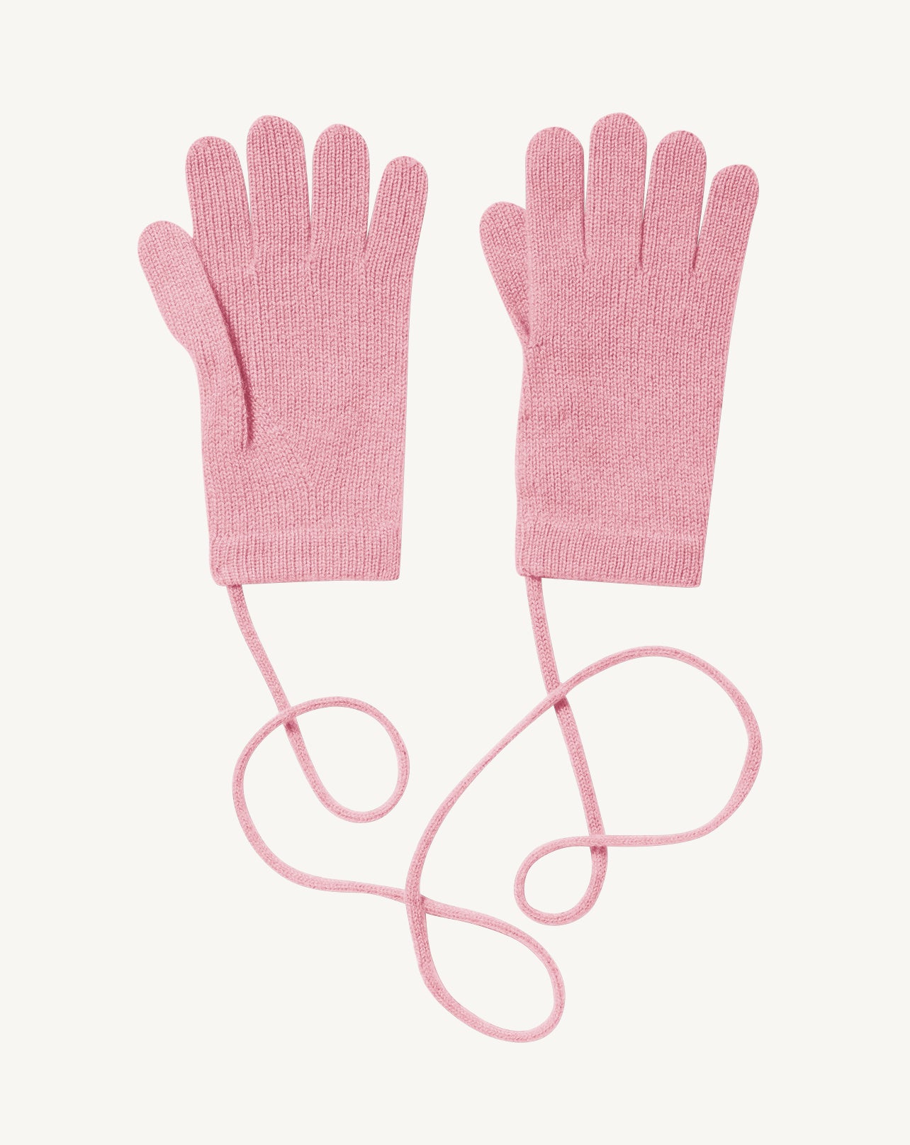 Gants enfant-ROSE RETRO-100% cachemire