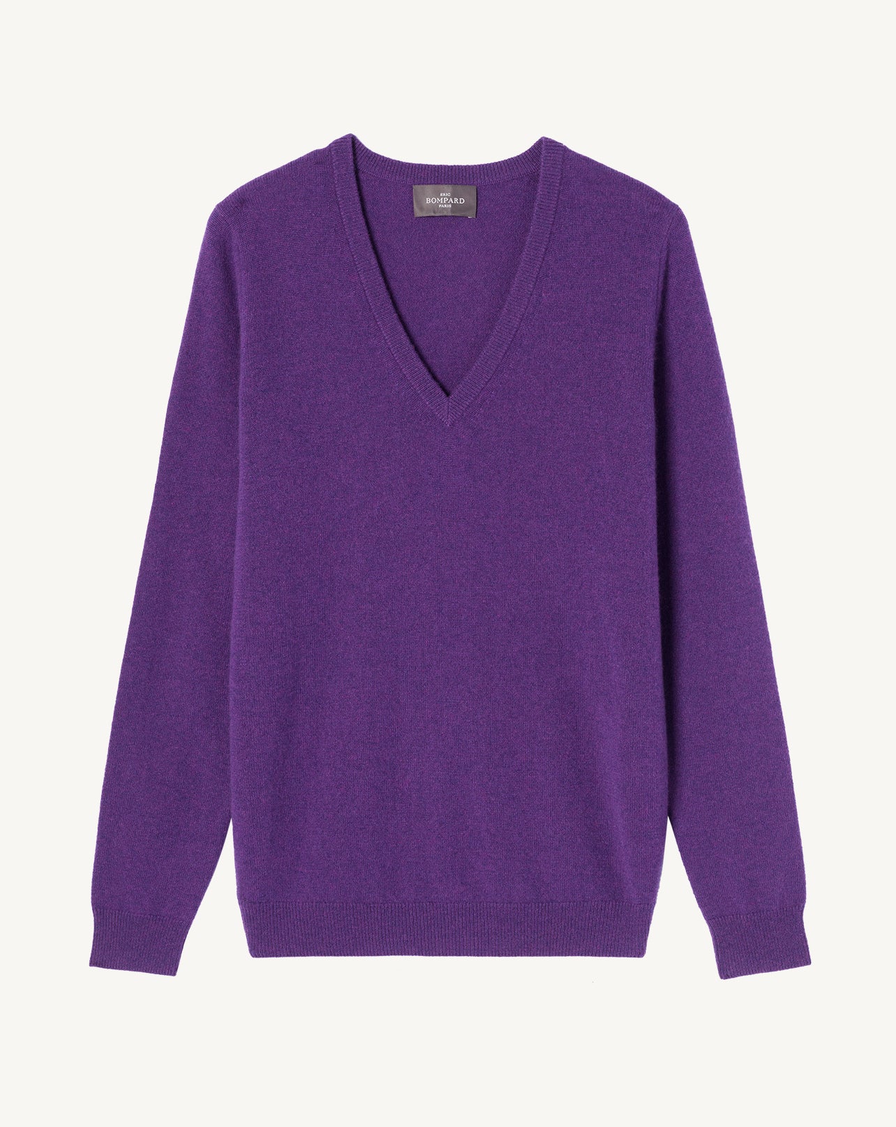 Pull col V classique-VANDA-100% cachemire