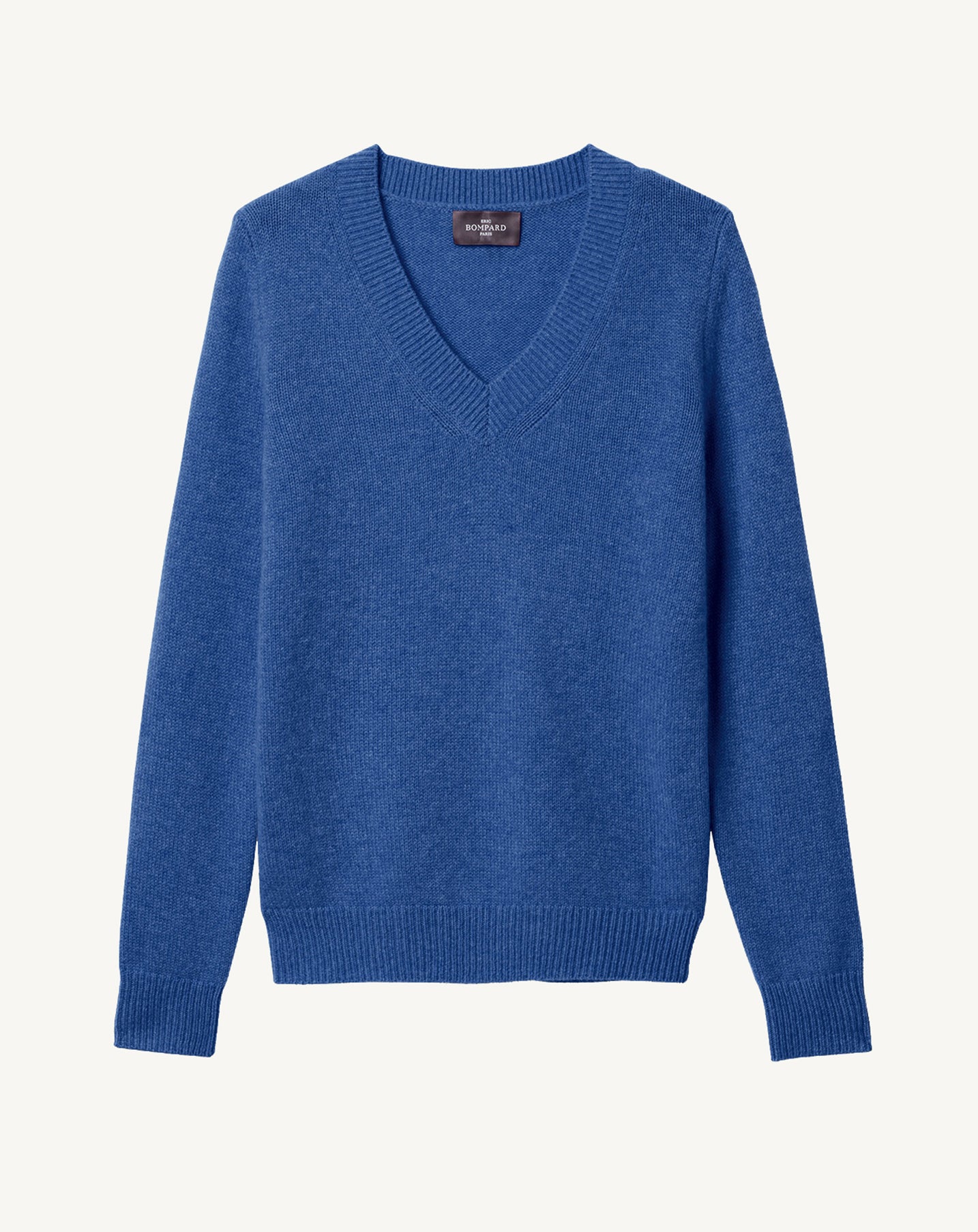 Pull V droit-GEAI-100% CACHEMIRE