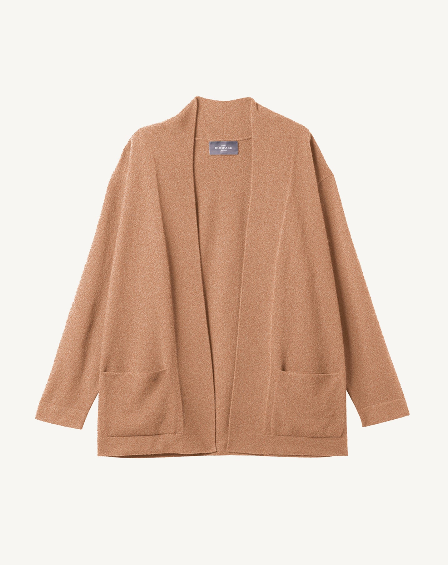 Veste cosy-CARAMEL-100% CACHEMIRE