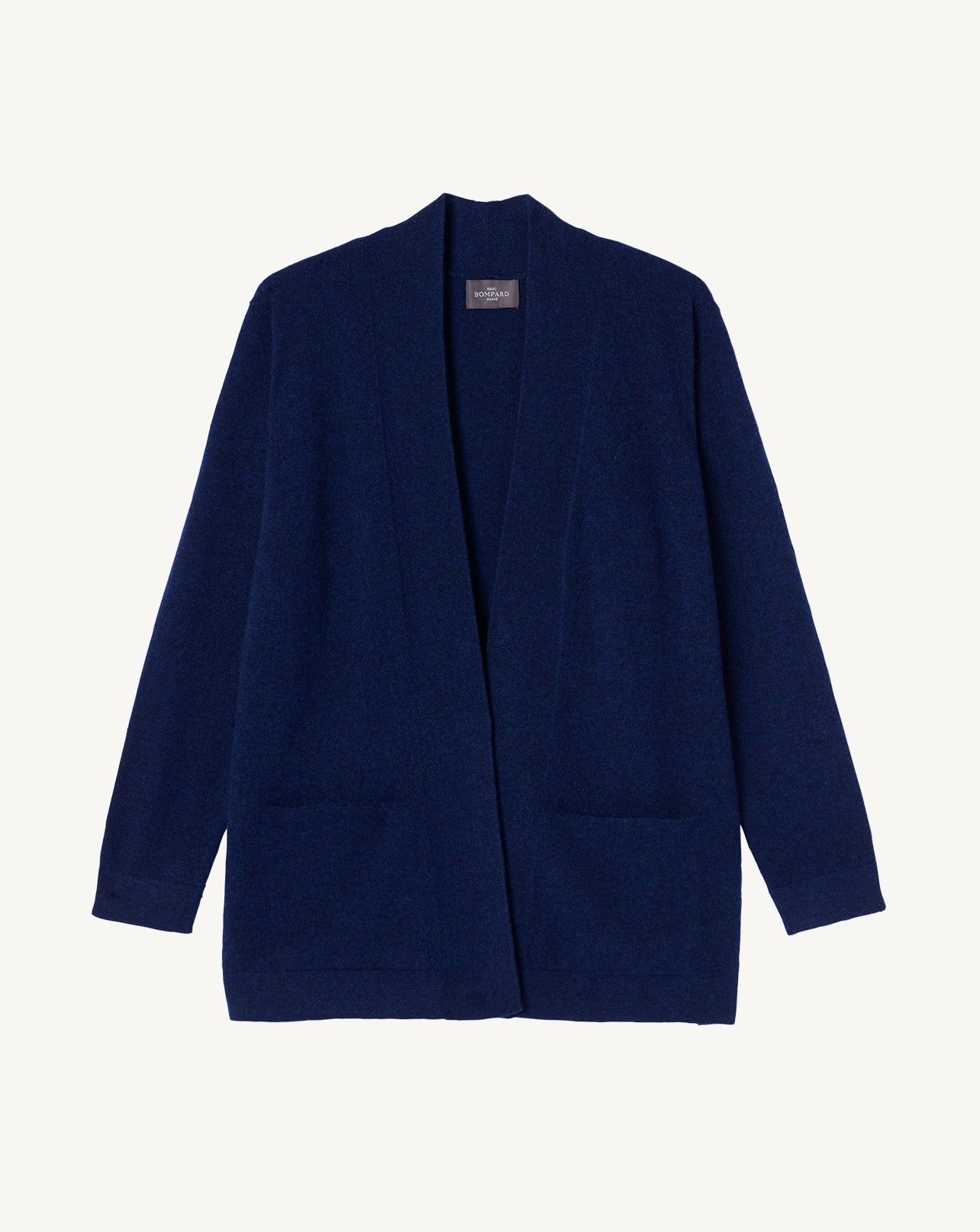 Veste cosy-BLEU NOCTURNE-100% cachemire