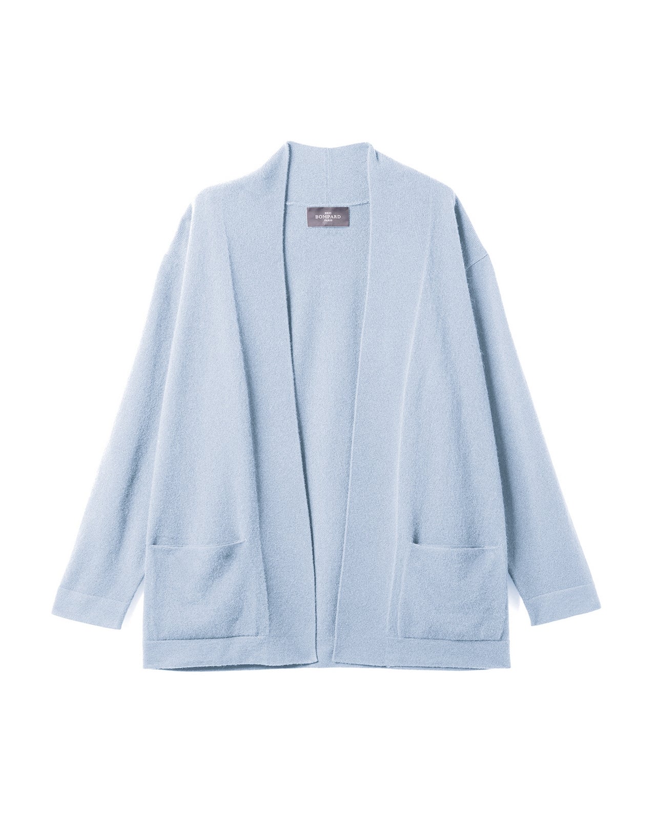 Veste cosy-BLEU RIF-100% CACHEMIRE