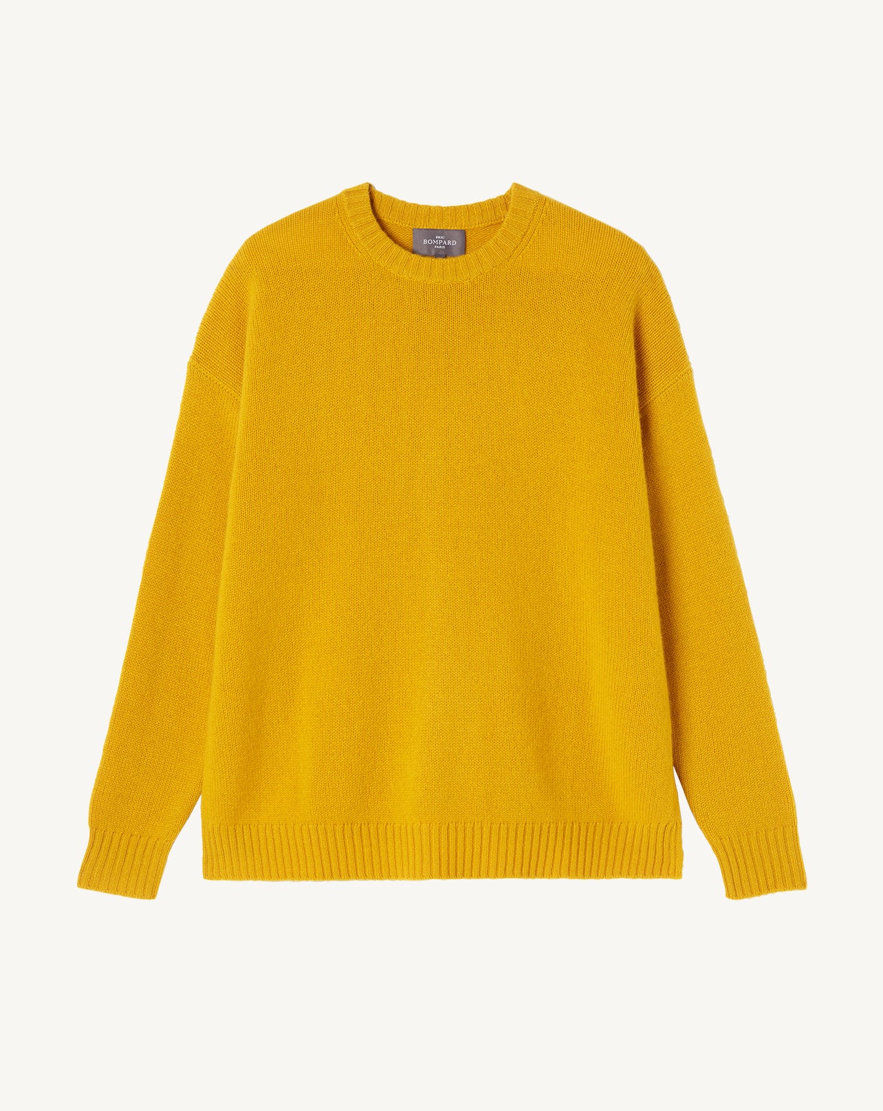 Pull col rond ample-GINKGO-100% cachemire