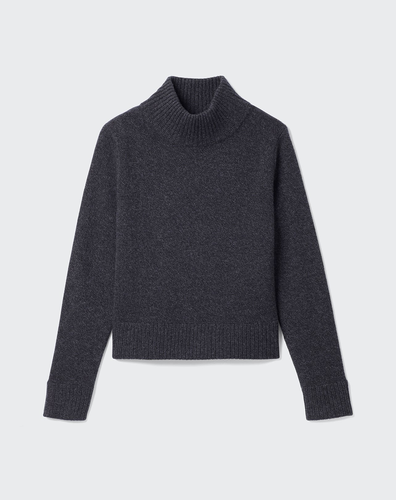 Pull col montant-KHOL-100% CACHEMIRE