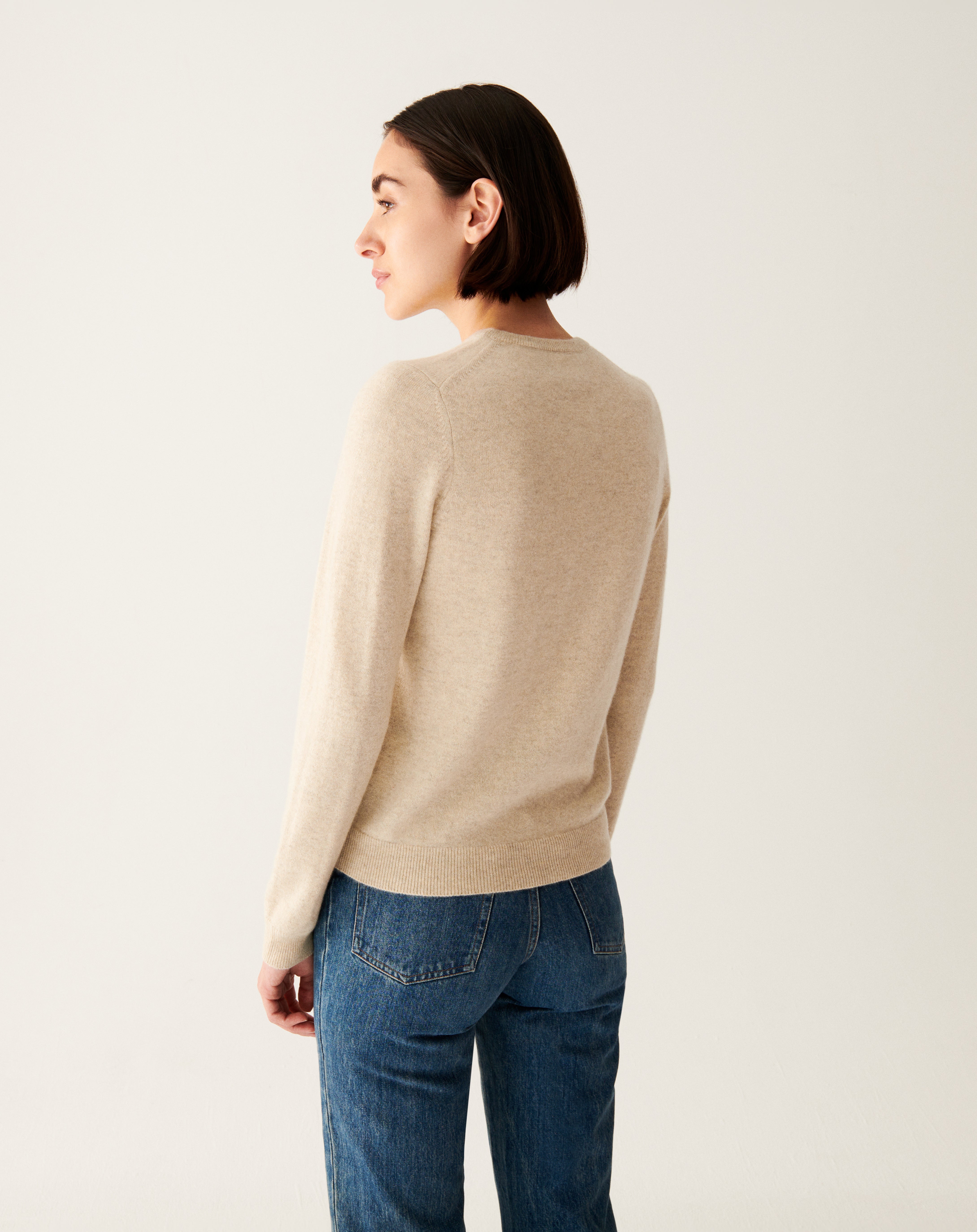 Pull col rond classique-AVOINE-100% CACHEMIRE