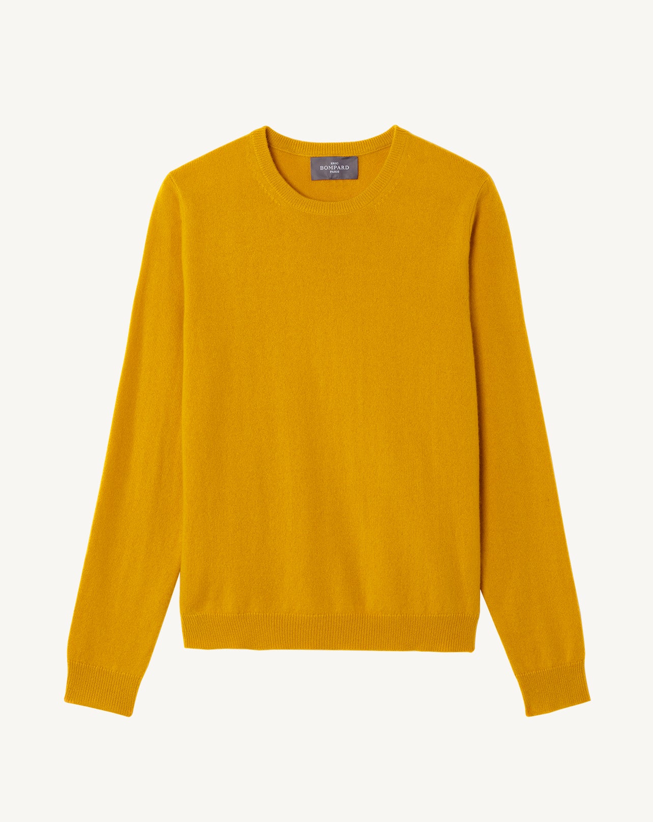 Pull col rond classique-GINKGO-100% cachemire