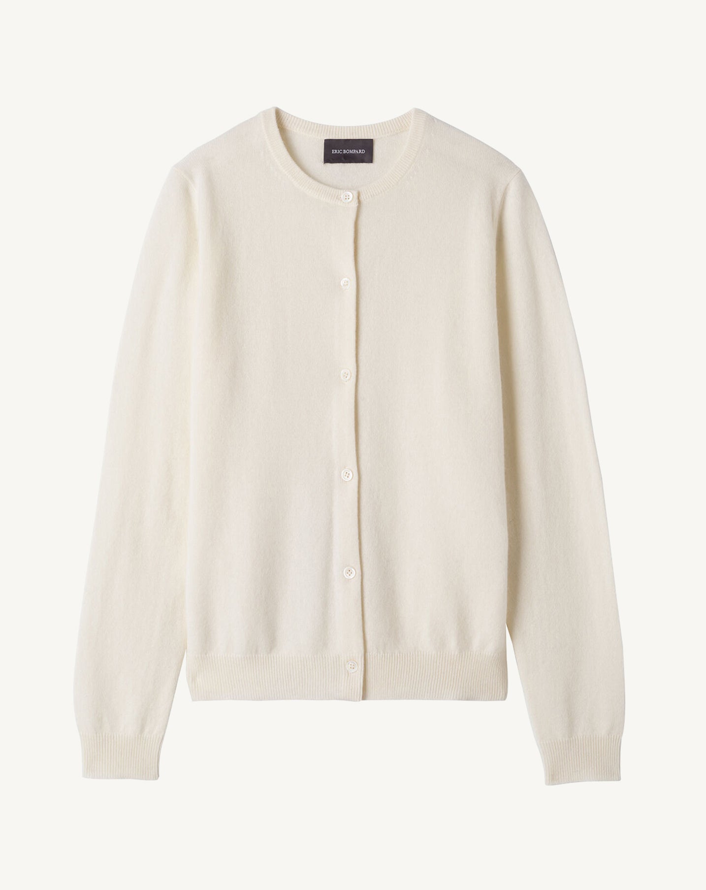 Cardigan classique-NATUREL-100% cachemire