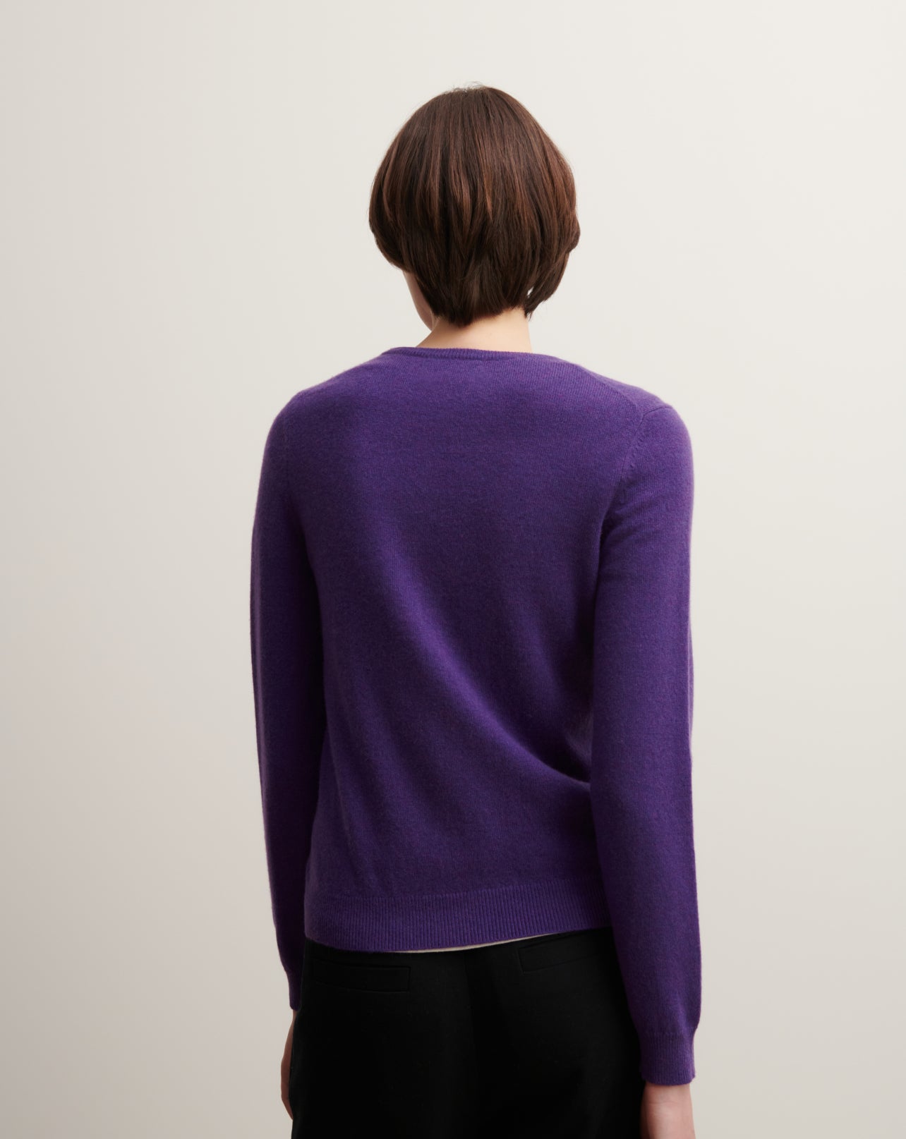 Cardigan classique-VANDA-100% cachemire