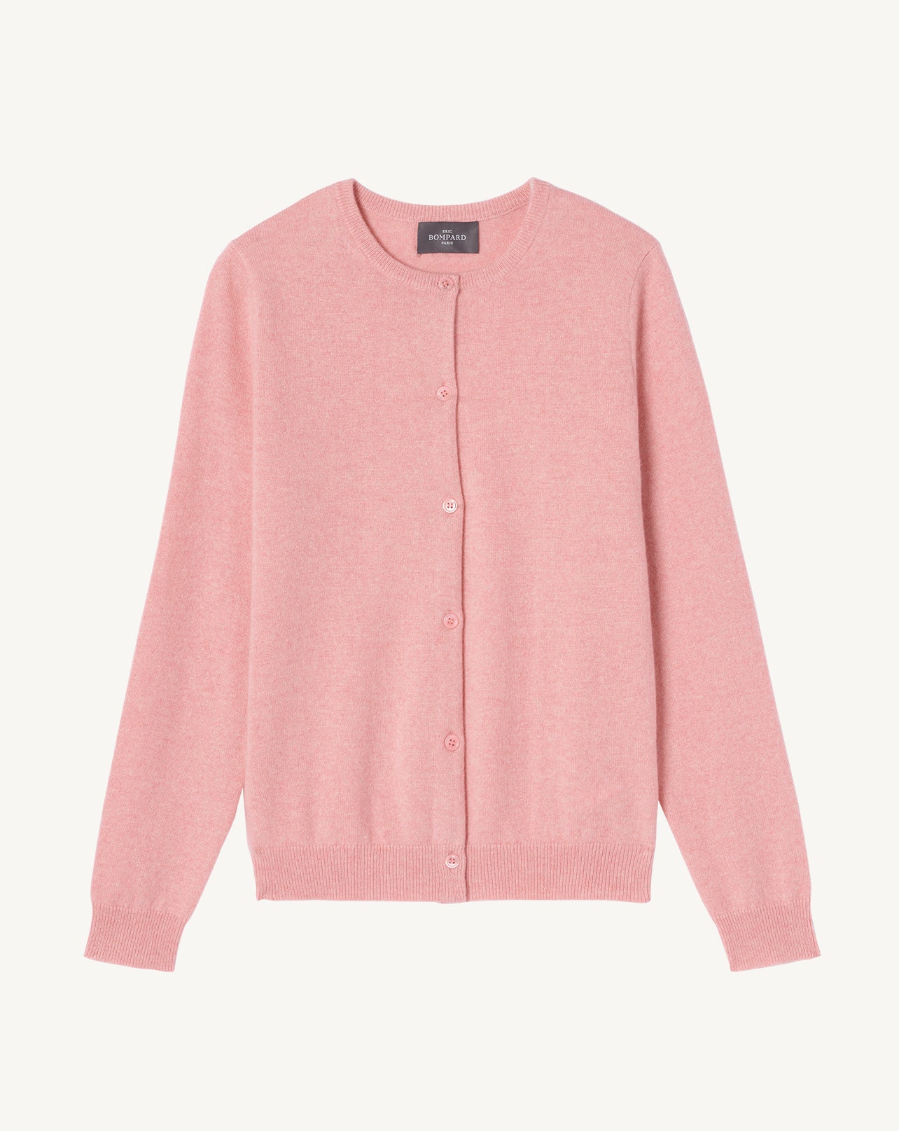 Cardigan classique-ROSE RETRO-100% cachemire