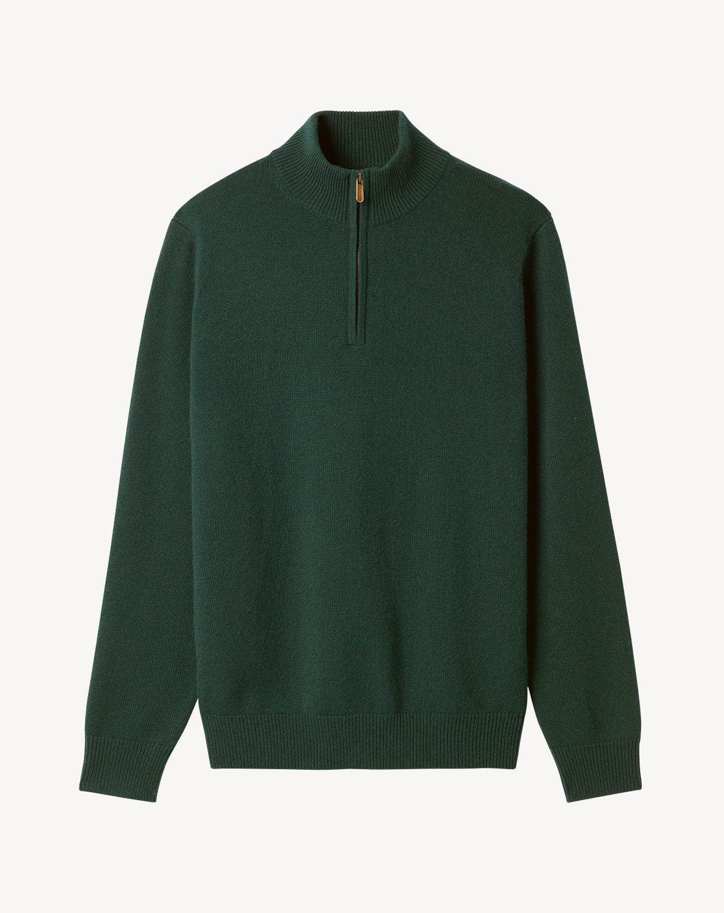 Pull camionneur-VERT ZURICH-100% CACHEMIRE