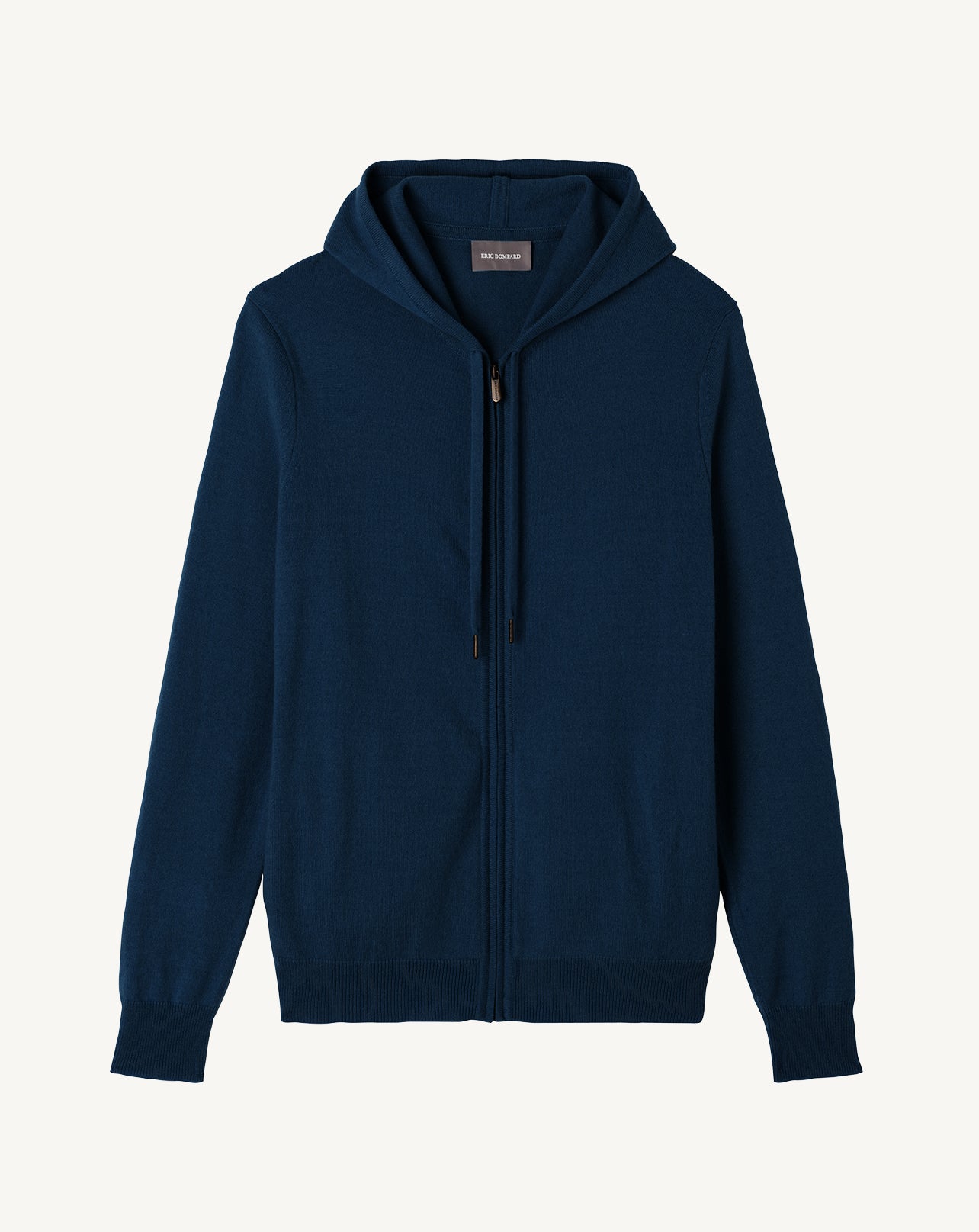 Hoodie-MARINE-100% CACHEMIRE