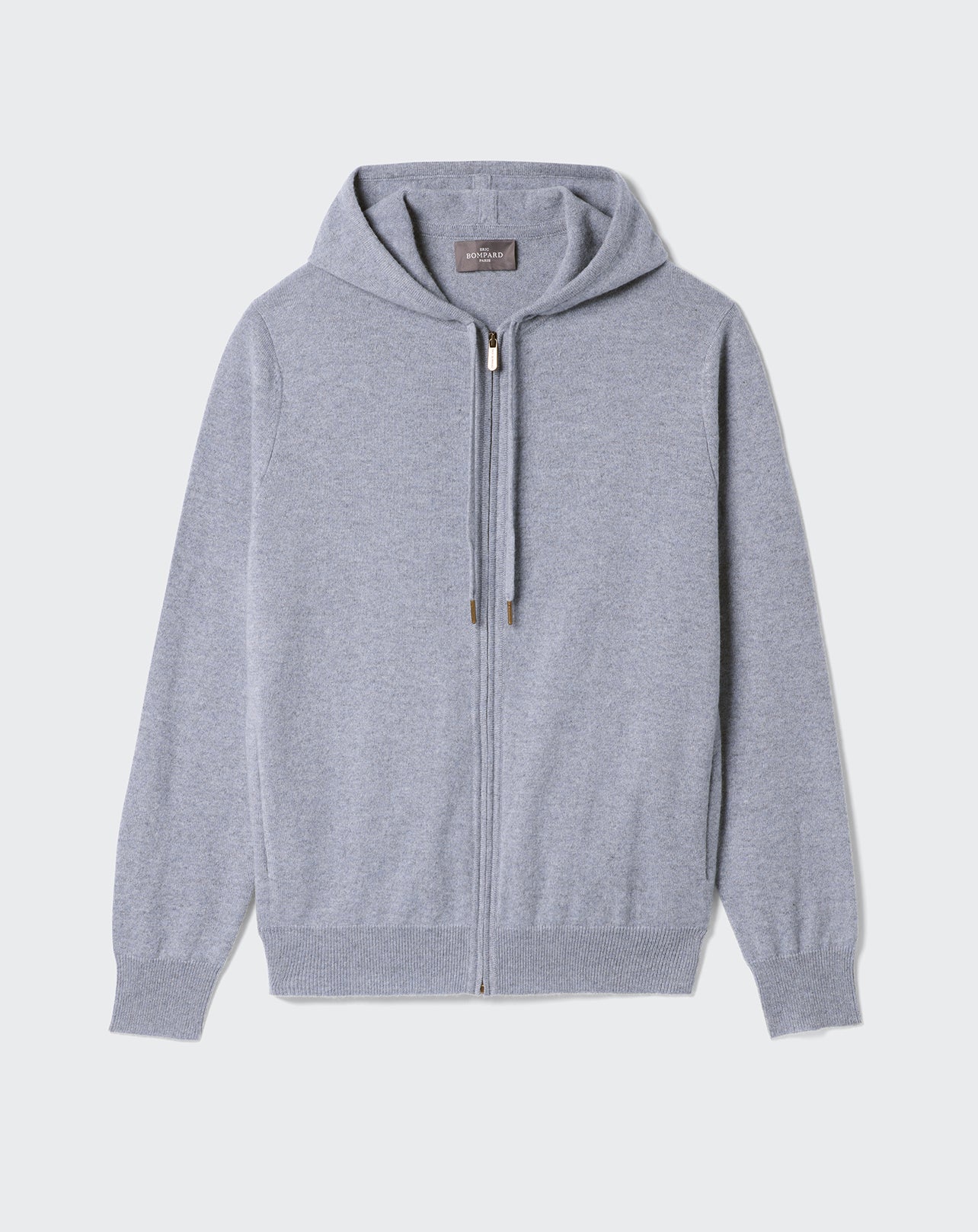 Hoodie-BLEU MONTAGNE-100% CACHEMIRE