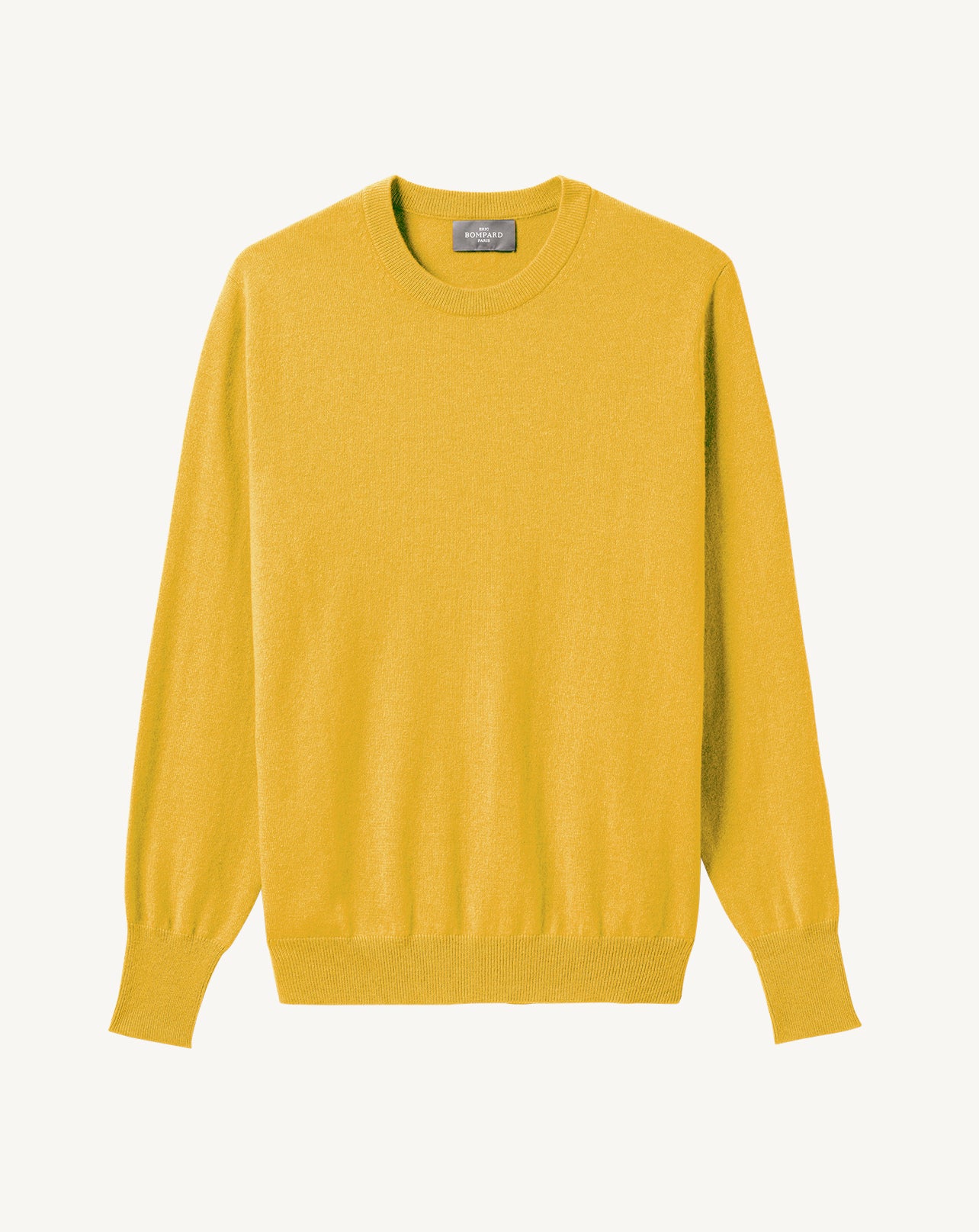 Pull col rond classique-GINKGO-100% cachemire