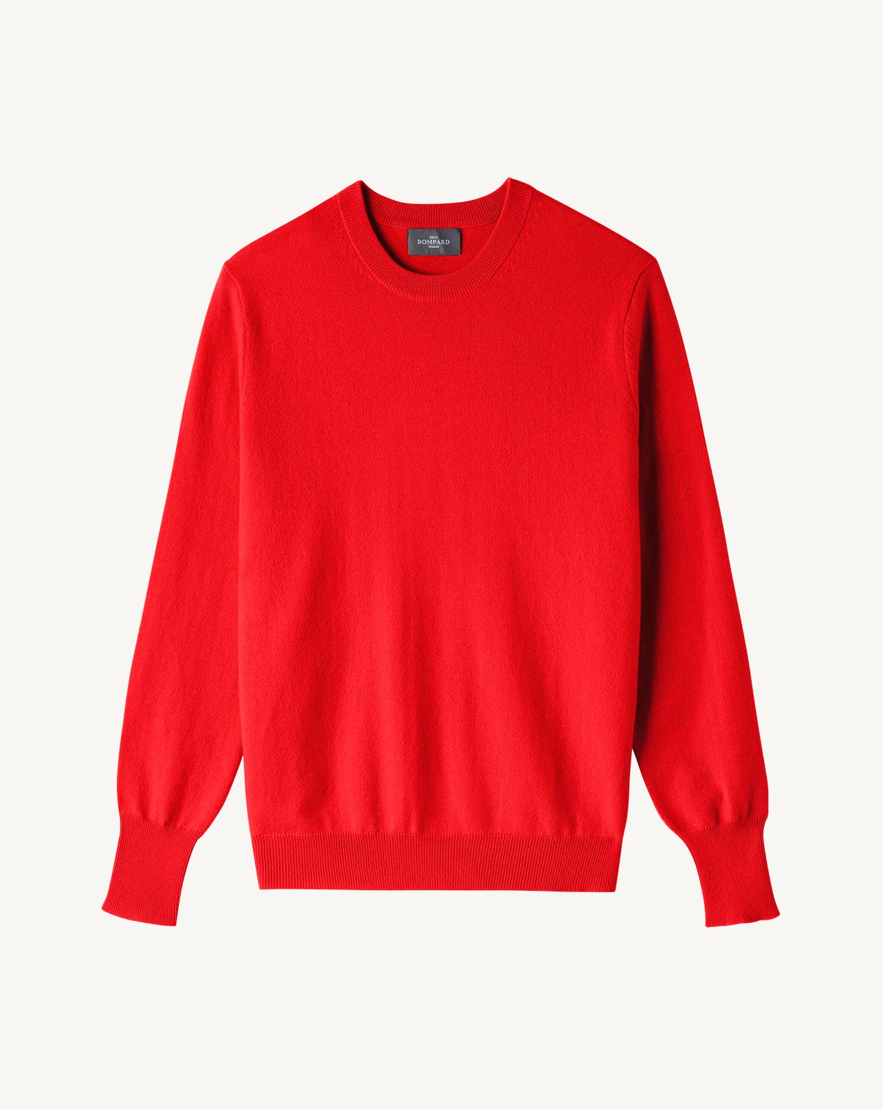 Pull col rond classique-POPPY-100% cachemire