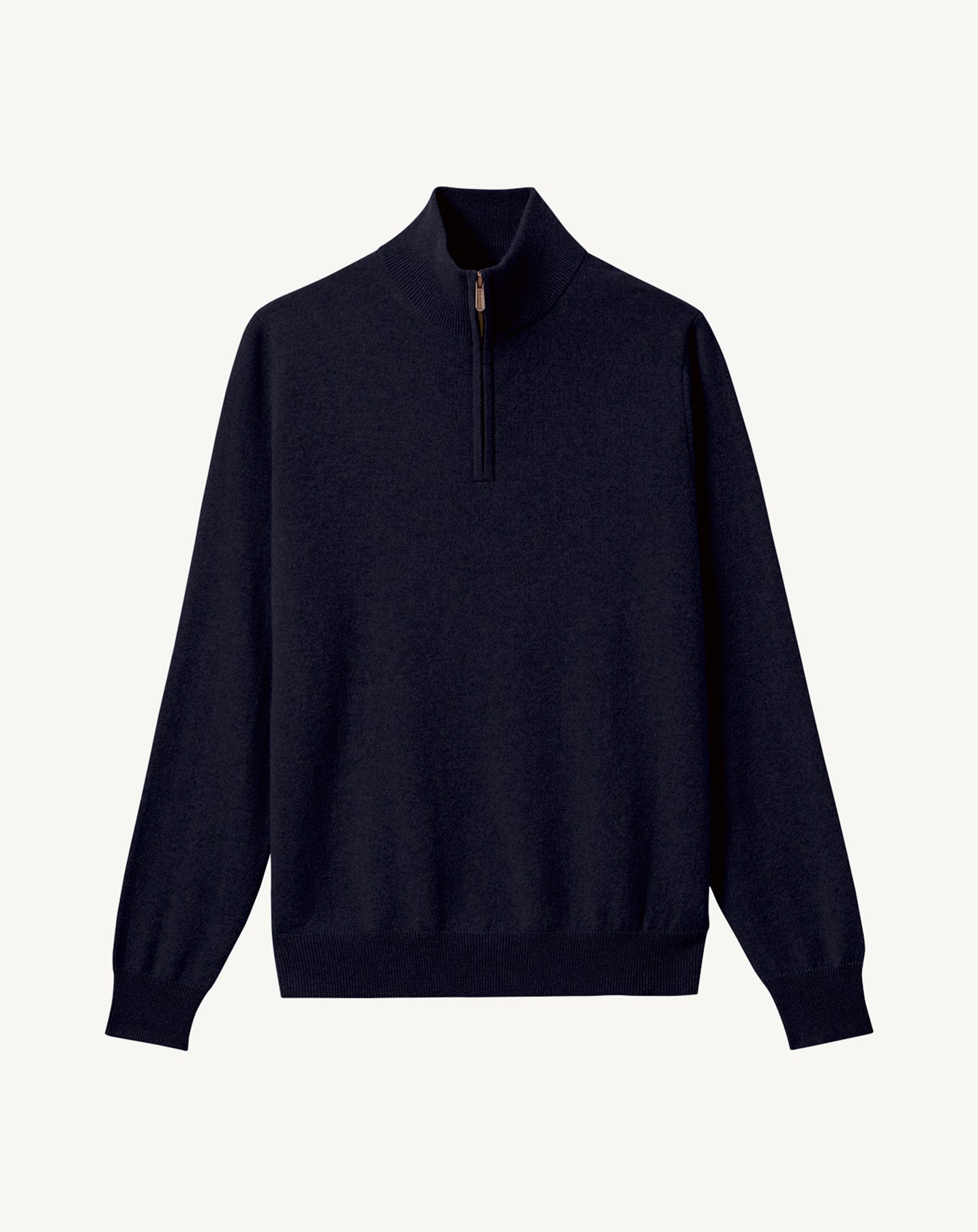 Pull col camionneur-MARINE-100% CACHEMIRE