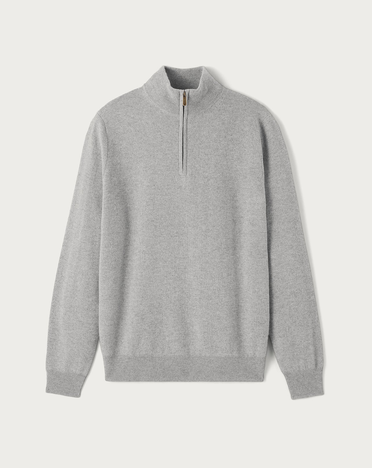 Pull col camionneur-GRIS ARGENTE-100% CACHEMIRE