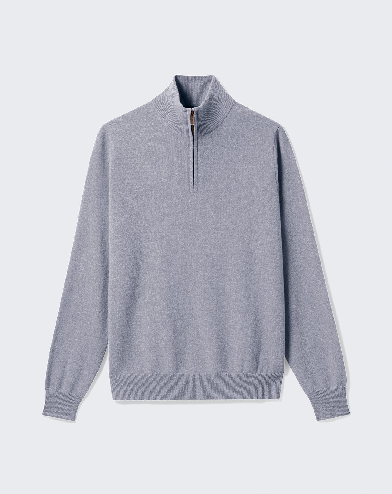 Pull col camionneur-BLEU MONTAGNE-100% CACHEMIRE