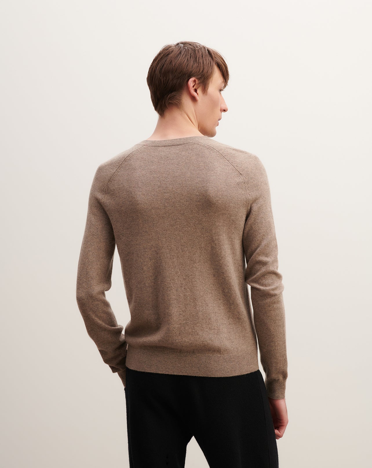 Pull V manches marteau-MILLET-100% cachemire