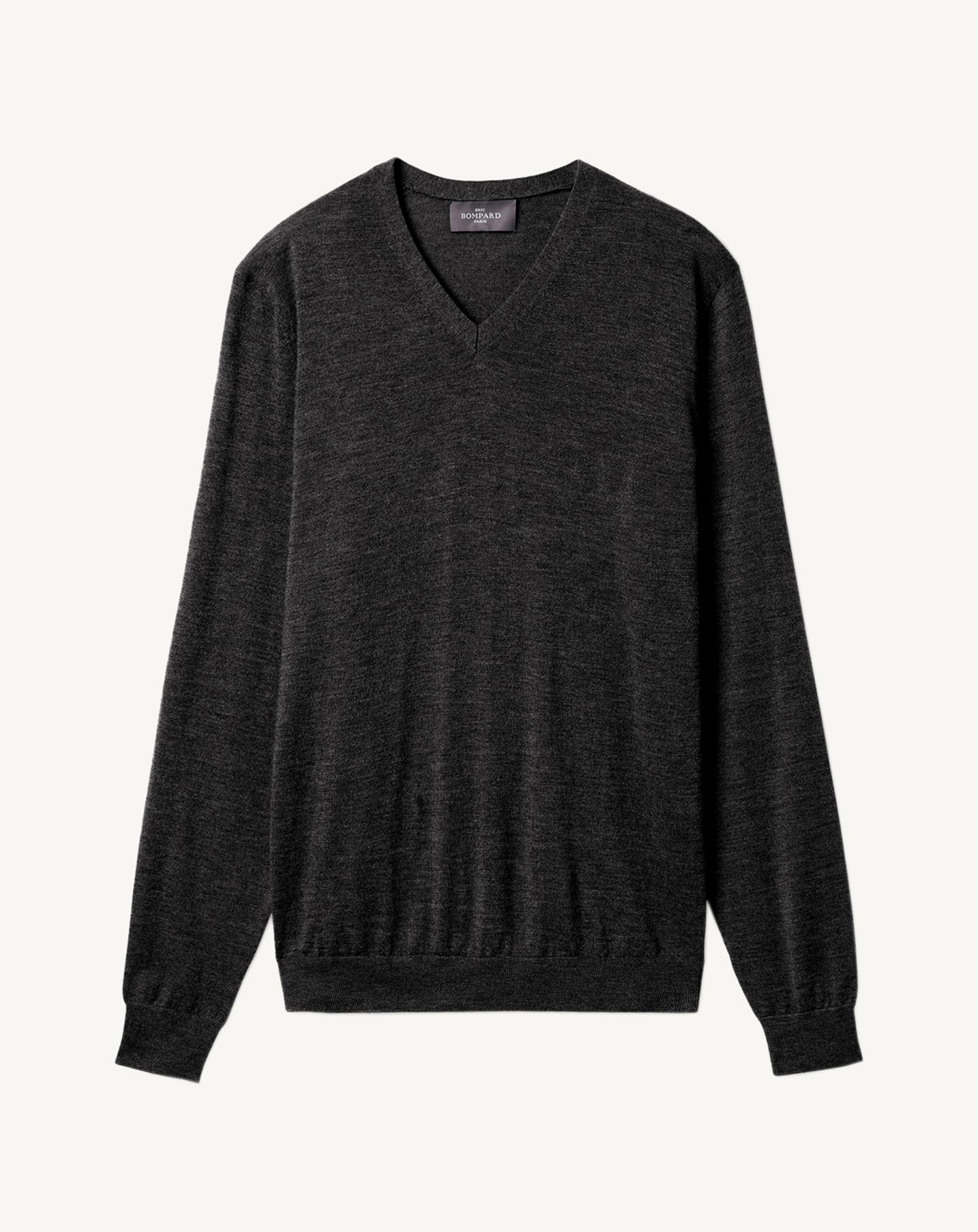 Pull V ultrafin-KHOL-100% CACHEMIRE