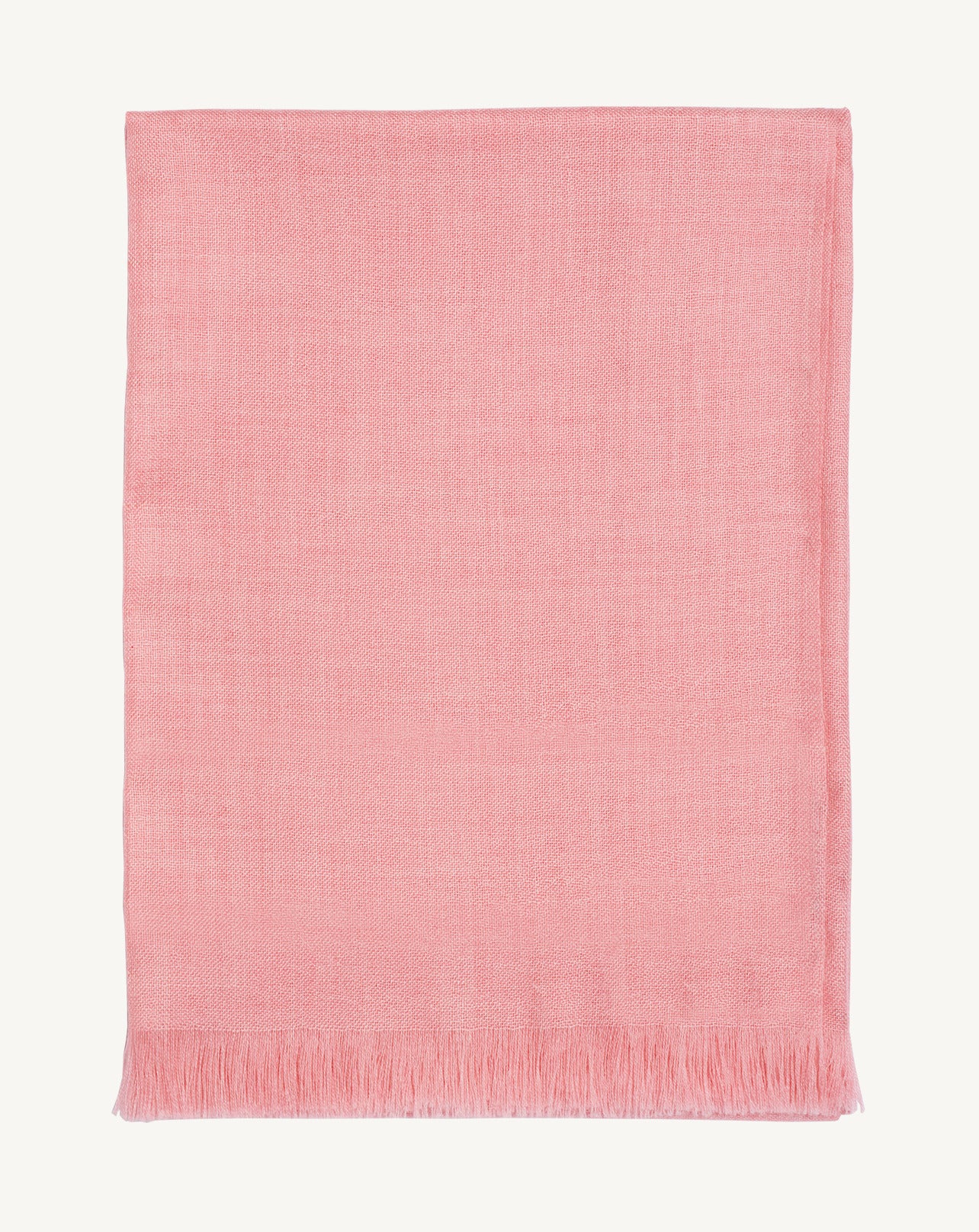 Petite étole en voile-ROSE RETRO-100% cachemire