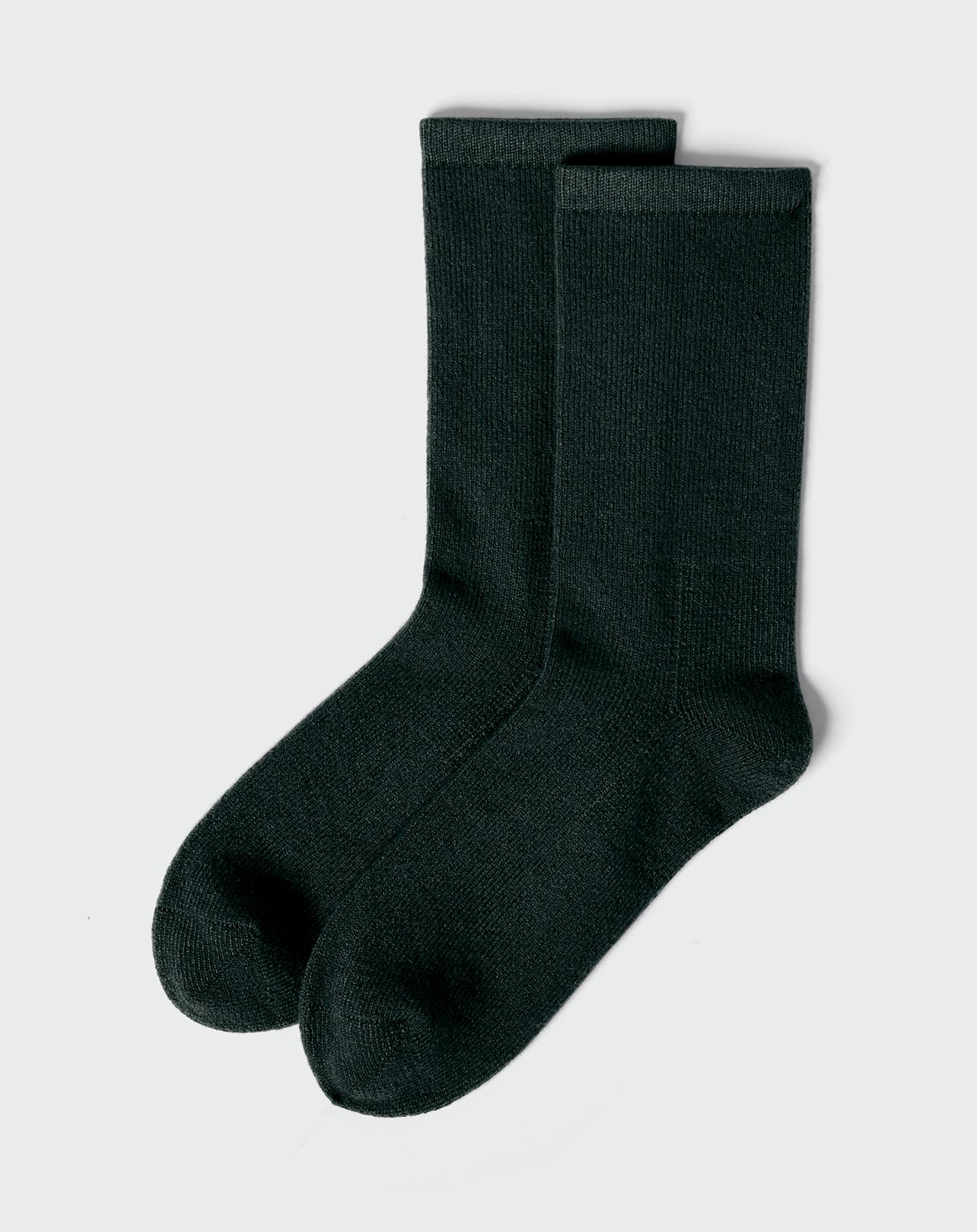 Chaussettes basses-VERT ZURICH-87% CACHEMIRE 13% ELASTHANE