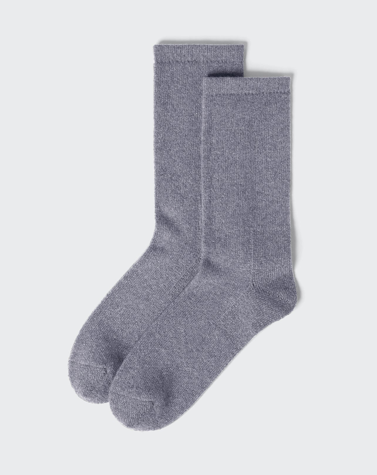 Chaussettes basses-BLEU MONTAGNE-87% CACHEMIRE 13% ELASTHANE